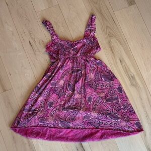 Billabong Pink Paisley Kids Dress